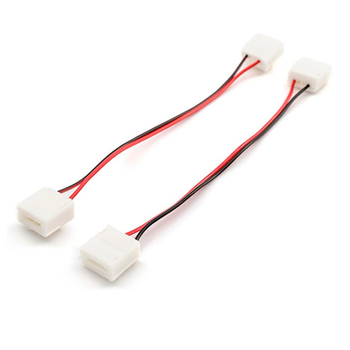 Комплект коннекторов Apeyron Electrics 09-14 (2 клипсы с проводами) для одноцветной светодиодной ленты 12В 10мм IP65 - Светильники - Cветодиодные ленты - . Магазин оборудования для автономного и резервного электропитания Ekosolar.ru в Архангельске