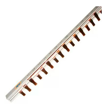 Шина соединительная PIN 3-фазная 63А (1м) Энергия - Электрика, НВА - Щитки и аксессуары для монтажа - Шины нулевые - . Магазин оборудования для автономного и резервного электропитания Ekosolar.ru в Архангельске